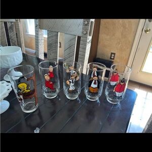 Set of Cartoon Character Glasses